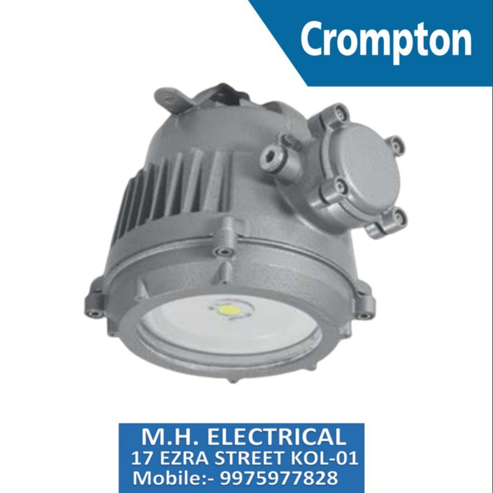 Crompton Flameproof LED Well Glass Light FWL1315-40-CDL